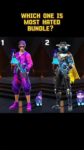 Which one is most hated bundle in free fire? #freefire#ffshorts#ffdress#freefirecombo#ffstyle