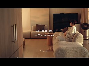 24 Hours With a Newborn Baby (2 weeks old) 🐣 | sleepy eyes, and hours that melt together 😴