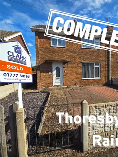 We’re absolutely delighted to announce the successful sale of this lovely property in Thoresby Road, Rainworth! A big thanks to our vendors for putting your trust in Clark Estates, and congratulations to our first-time buyer on taking this exciting step onto the property ladder!🍾 We wish you every happiness and many wonderful memories in your new home – Have fun with your planned renovations! 🏡✨ ______________ 📖Are you looking towards a new chapter? Talk to us today about getting your propert