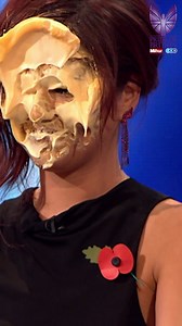 You were right! 👏👏 This morning we asked you who got pied in the face by Cameron and of course, it was Cheryl Cole! We do love a good sport. 💜 #PrideofBritain #CherylCole | The Pride of Britain Awards