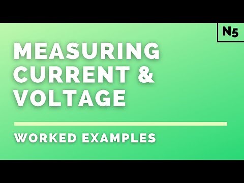 National 5 Physics | Electricity | Measuring Current & Voltage | WORKED EXAMPLES