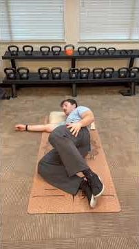 Clam-shells for stronger hips, and better balance #spinehealth #seniorhealth #mobility