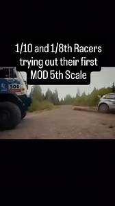RC racers after driving a fully kitted out MODspeedshop.com 5th scale Rig. The one unanimous saying - "Way faster and handles better then I thought it would" ... A totally new experience when you have one all dialed in. In normal situations they are around 1-3 seconds slower per lap compared to 8th scales. | MOD