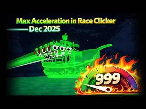 ⚡Race Clicker | How to Reach Max Acceleration in December 2025 🏎️🔥💨
