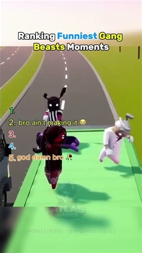 Ranking Funniest Gang Beasts Moments