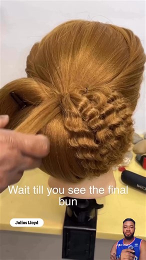 Bridal hair bun tutorial #viralreels #fyp #viral #hair #bridal #hairstyle | Julius Lloyd