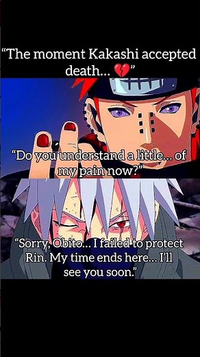 The Moment Kakashi Accepted Death 💔 | Pain vs Kakashi Saddest Scene