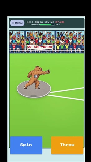 Hammer Throw Kung Fu Style #gaming #gameplay #indiegame #trackandfield #mobilegaming #sportsgaming