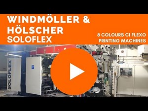 WINDMÖLLER & HÖLSCHER SOLOFLEX 8 Colours CI Flexo Printing Machines | WINDMÖLLER & HÖLSCHER Machines