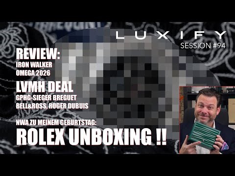 Meine neue Rolex - Unboxing! Review Wempe Iron Walker, Omega, Roger Dubuis, Bell & Ross, Trump-Rolex