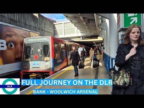 Full Journey on the DLR | Bank - Woolwich Arsenal