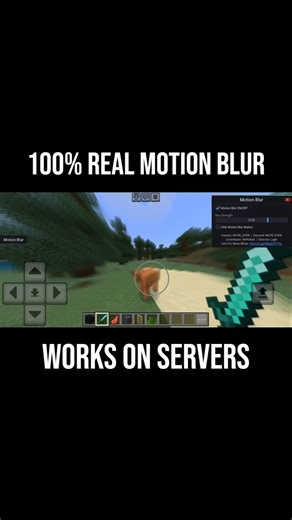 motion blur for minecraft pocket edition #mcpe #minecraft #motionblur #levilauncher