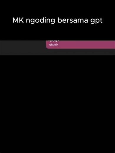 JOKI CODING TUGAS/SKRIPSI on Instagram: "Ngoding sendirian ❌ Ngoding + panik ❌ Ngoding + solusi ✅ 💻 Joki Coding by @jokingoding.id 🎥 Credit video: michisukahaechan"