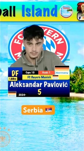 Aleksandar Pavlović, Bayern Munich German Defender Group-E, #fifa #football #2026, GER,CUW,CIV,ECU