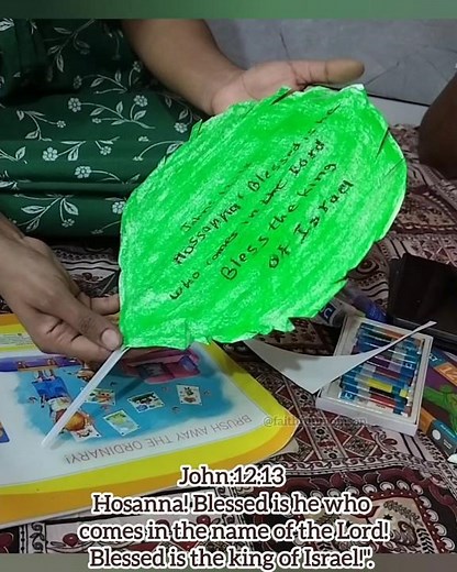 Easy Palm Sunday Craft 🌿 | Paper Palm Tree DIY for Kids