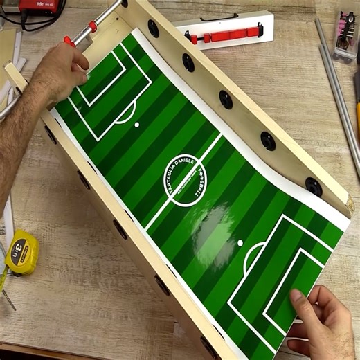 Making a Foosball Soccer Table | DIY & Crafts