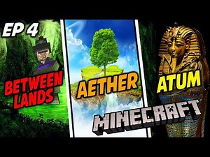 PHARAOH BOSS BATTLE IN THE PYRAMID (Minecraft: Atum, Aether, & Betweenlands)(Ep 4)