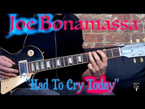 Joe Bonamassa - "Had To Cry Today" (EXCERPT) - Rock Guitar Lesson (w/TABS)