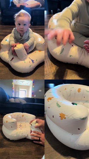 Self inflating baby chair? SIGN ME UP! #tiktokshopfind #babyfind #babyboy