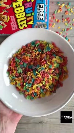 How to make Fruity Pebbles Cheesecake! tutorial