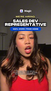 WARNING: This isn't a call center job! Work 100% remotely and connect with global startups & execs as a Sales Dev Rep. Generate leads, manage pipelines, and drive growth. Collaborate with top teams to seal deals. ₱48,000 - ₱78,000/month Fully remote freedom! Ready for the challenge? Click now! https://magic.pinpointhq.com/postings/7360d2e7-6ad1-4346-92f8-10f28f4863a1 | Careers at Magic