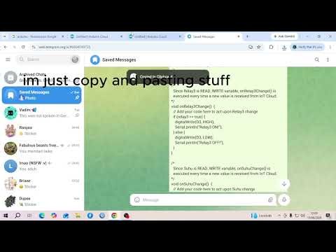Just Trying Using Arduino Cloud🙂‍↕️
