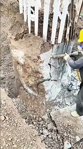 On-Site Engineering: Full Process of Concrete Column Cutting and Demolition!