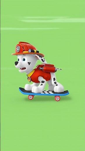 Pups Do Skateboard Trend! #short