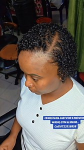 Curls Last for 6 months , easy to maintain... Wash, Swim , Gym ,Plait ECT Call 254723518858 @sirlennyladieshaircuts | Sir Lenny Ladies Haircuts