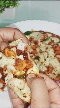 Easy chicken bread pizza ‪@tastybites-sulu‬