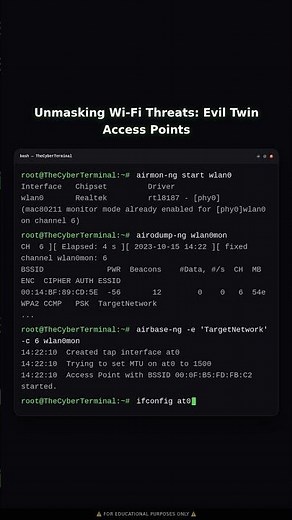 Setting up a Rogue Evil Twin Access Point