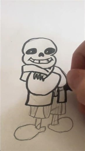 I drawed Sans from Undertale! #drawing #art