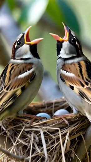 Relaxing Sparrow Chirps & Gentle Birdsong – Ultimate Stress Relief & Sleep Aid 🐦🌿 1 Hour 4K