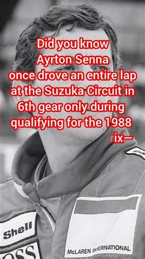Ayrton Senna at Suzuka in 1988