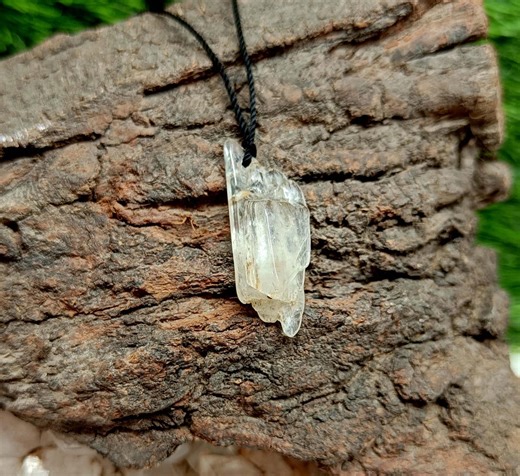Rough Kunzite Pendant Necklace: Natural Gemstone, Spiritual Protection, Anniversary Gift for Her, Handmade Necklace, Healing Necklace - Etsy