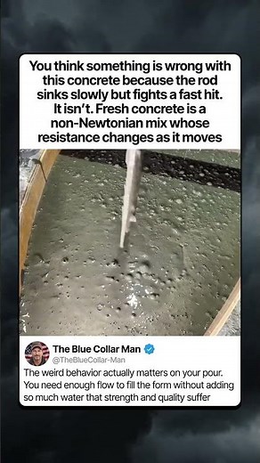 WHY DOES FRESH CONCRETE ACT LIKE THIS
