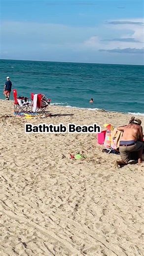 Bathtub Beach ⛱️ Hutchinson Island 🩵🏝️🩵 #beach #islandvibes #hutchinsonisland #florida #beachlife #floridalife | Hutchinson Island Florida