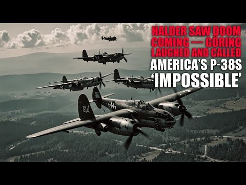 Halder Saw Doom Coming — Göring Laughed and Called America’s P 38s ‘Impossible’ #ww2 #ww2germany