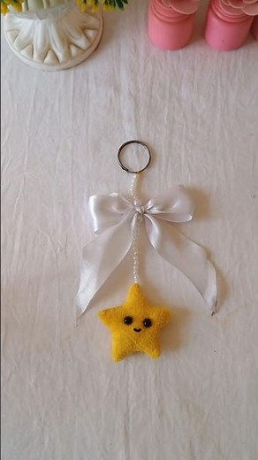 diy soft toy Keychain | Easy & Cute Keychain Making at Home | Handmade Gift Idea #handmade #keychain