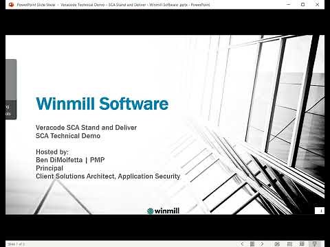Veracode Software Composition Analysis (SCA) Scan Demo Overview