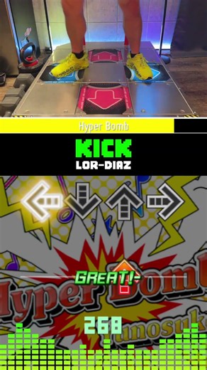 Hyper Bomb by Yunosuke | #ddr #dancedancerevolution #stepmania #itgmania #shorts