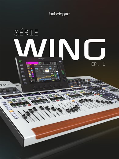 Behringer Brasil on Instagram: "A Behringer WING evoluiu. E a gente vai te mostrar como aproveitar cada detalhe. Está no ar nossa série de dicas sobre a WING. No Episódio 1, Tiago Borges abre a série falando sobre a atualização 3.1 e como ela pode impactar seu workflow no dia a dia. Dá o play, salva esse vídeo e vem com a gente nessa jornada."