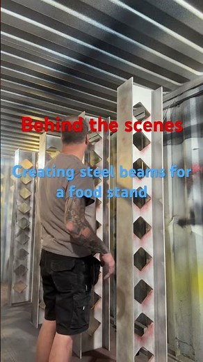 Building a street food stand for Lytham st annes festival #lythamfestival