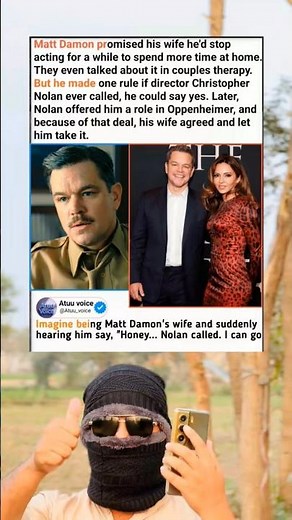 "Matt Damon’s ‘No Acting’ Promise – But Christopher Nolan Changed Everything"