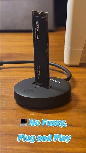 mbeat | H1 USB 3.2 Gen2 10Gbps M.2 NVMe & SATA SSD Mini Dock MB-HDD-M2H1K — Speed Meets Simplicity⚡️