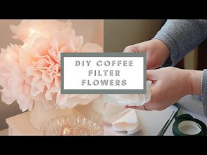 DIY Coffee Filter Flowers | The Suburban home