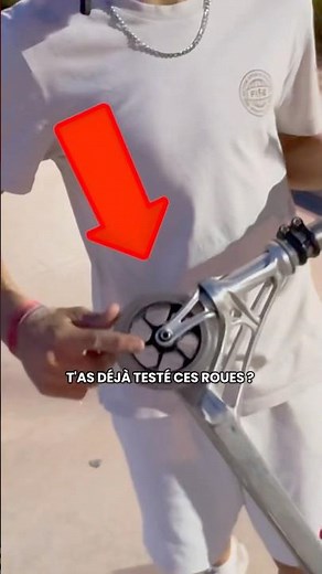 ON TESTE LES ROUES DÉCATHLON AU SKATEPARK ✅ #trottinettefreestyle #trottinette #scootering #scooter