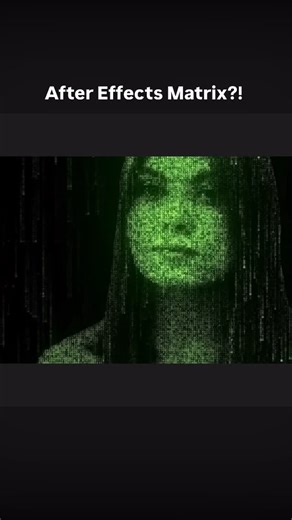 ProductionCrate on Instagram: "Create the #matrix look using #AfterEffects and the laForge Suite! #editor #vfxartist #videoediting"