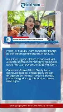 REALISASI APBD MALUT MASUK ZONA HIJAU