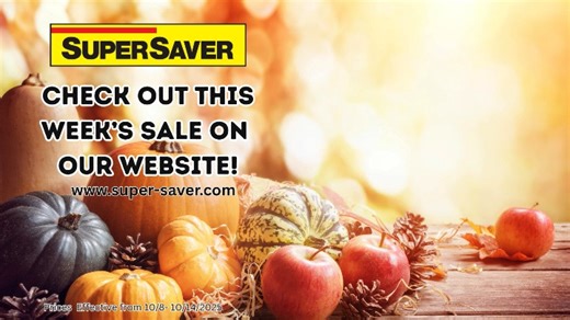 🎉This week at Super Saver, our🍂 Falling Prices🍁 ad is here to help you stock up on all your favorites items! 🛒✨ Don't let these amazing deals passing by! Discover our full ad and start planning your shopping trip: https://www.super-saver.com/weekly-ad 🥦🍞 | Super Saver Foods